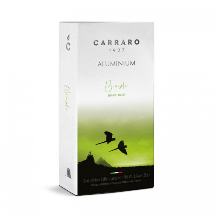 Кофе в капсулах Nespresso Carraro Brasile (10шт).