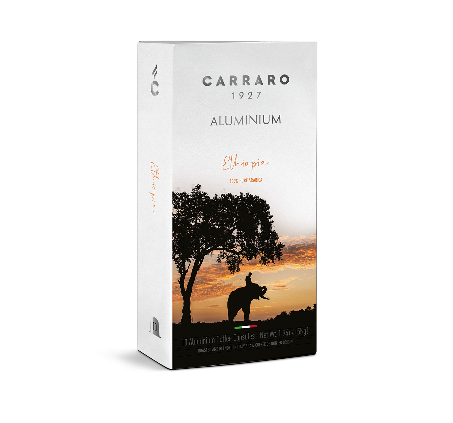 Кофе в капсулах Nespresso Carraro Ethiopia (10шт).