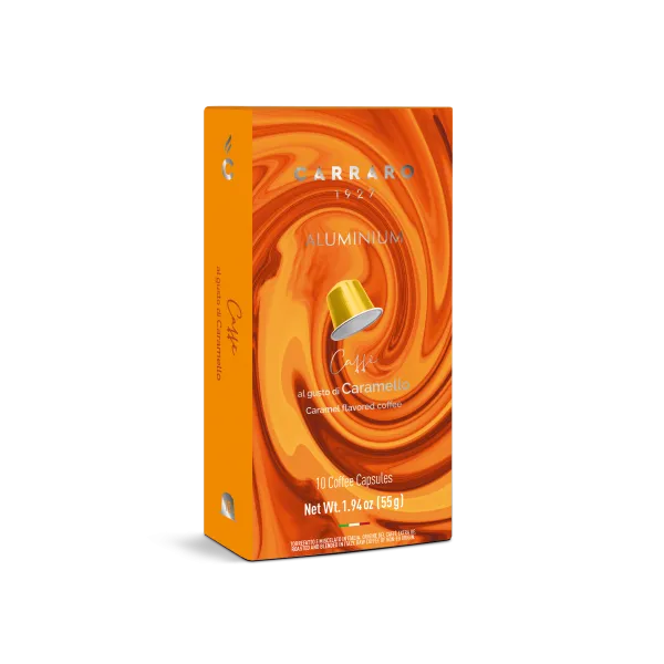 Кофе в капсулах Nespresso Carraro Caramello (10шт).