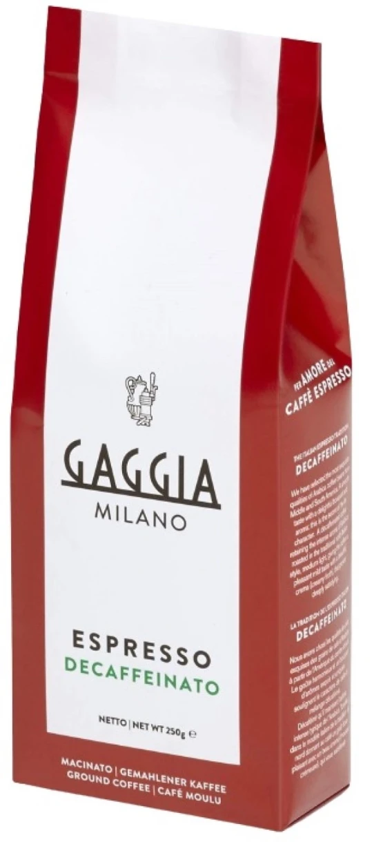 Cafea macinata Gaggia Espresso Decaffeinato 250gr.
