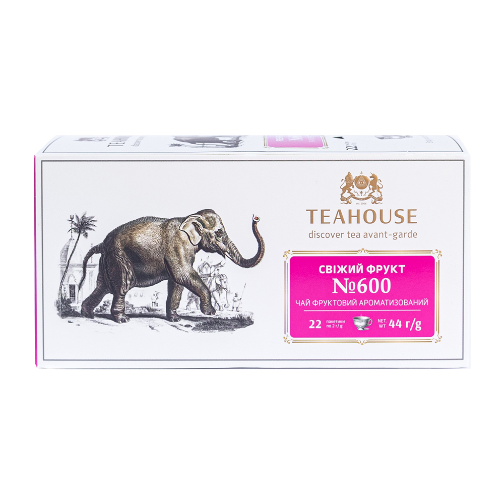 Чай пакетиках Teahouse Daily Чай Свежие фрукты (2г*22шт).